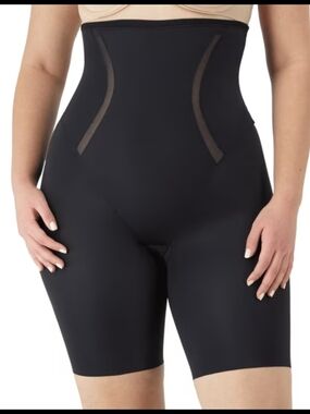 Maidenform Flexees Sculpts High Waist Thigh Slimmer Cool Comfort Size 3XL